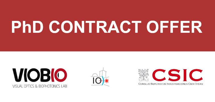 Predoctoral contract offer at the Laboratory of Visual Optics and Biophotonics